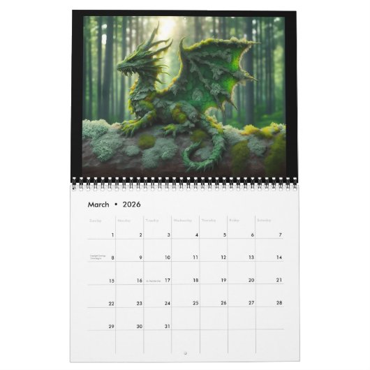 Plant Dragons Kalender (Mar 2026)
