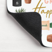 Plant Dreams Groei een Happy Life Crazy Plant Lady Muismat (Hoek)