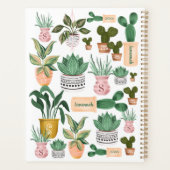 Plant Dreams Groei een Happy Life Crazy Plant Lady Planner (Achterkant)