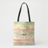 PLANT DROMEN, KWEEEK VREUGDE - TOTE BAG (Voorkant)