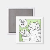 Plant Eater Cat Magneet (Voorkant / Achterkant)
