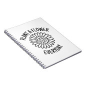 Plant Een bloem Dagelijks Notitieboek (Rechterzijde)