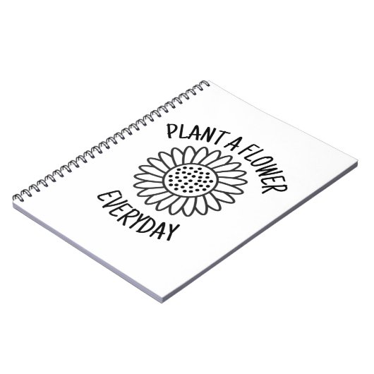 Plant Een bloem Dagelijks Notitieboek (Linkerzijde)