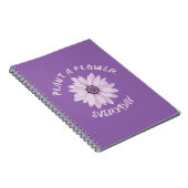 Plant Een bloem Dagelijks Notitieboek (Rechterzijde)