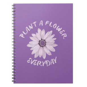 Plant Een bloem Dagelijks Notitieboek