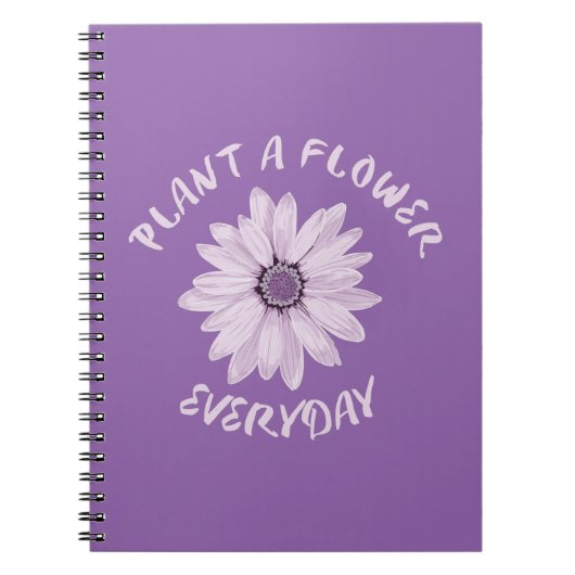 Plant Een bloem Dagelijks Notitieboek (Voorkant)