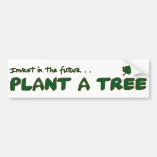 Plant een boom! bumpersticker