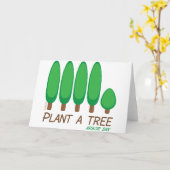 Plant een Boom - de Dag van de As Kaart (Gele Bloem)