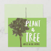 Plant een boom. Investeer in de toekomst Briefkaart (Voorkant / Achterkant)
