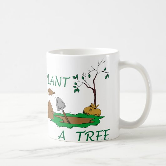 Plant een boom koffiemok (Rechts)