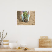Plant een boom op Aarde Dag Poster (Keuken)
