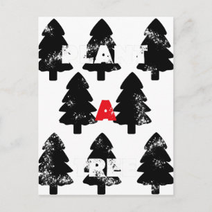 Plant Een Boom Patroon Briefkaart
