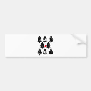 Plant een boom Patroon Bumpersticker