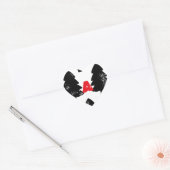 Plant Een Boom Patroon Hart Sticker (Envelop)