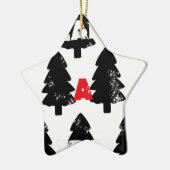 Plant een boom Patroon Keramisch Ornament (Links)