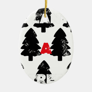 Plant een boom Patroon Keramisch Ornament