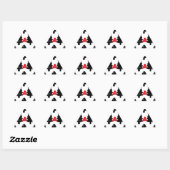 Plant Een Boom Patroon Sticker (Vel)
