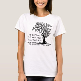 Plant een boom t-shirt