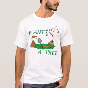 Plant een boom t-shirt