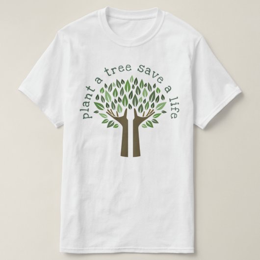 Plant een boom t-shirt (Design voorkant)