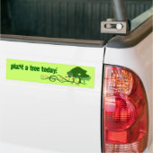 Plant een boom vandaag! bumpersticker (Op Truck)