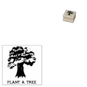 Plant een boomrubberen stempel (Gestempeld)