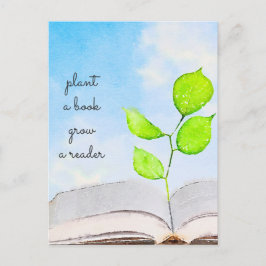 Plant een Briefkaart van het Boek