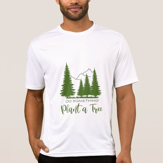 Plant een Natuur met bescherming tegen bomen - Koe T-shirt (Voorkant)
