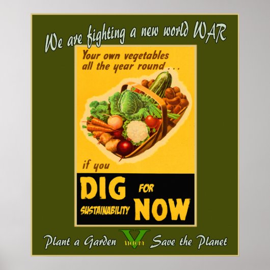 Plant een tuin - Red de planeet Poster (Voorkant)