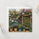 Plant en Tuinieren Liefhebbers Blank Kaart (Voorkant / Achterkant in situ)