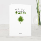 Plant- en tuinliefhebbers Verjaardag Kaart (Achterkant)