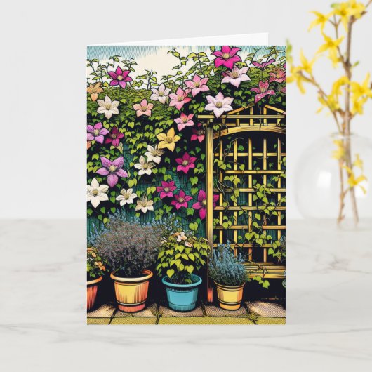 Plant- en tuinliefhebbers Verjaardag Kaart (Gele Bloem)