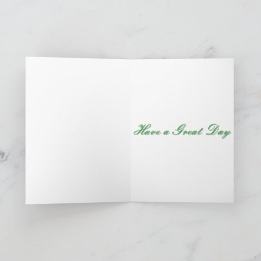 Plant en vlinder in het groen kaart (Binnen)