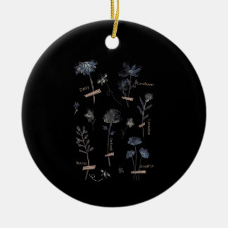 plant en wilde bloemen redden bijen botanisch keramisch ornament
