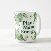 Plant energy mom cute botanical Coffee Mug Koffiemok (Voorkant rechts)