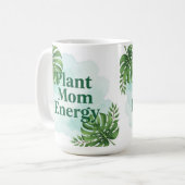 Plant energy mom nature inspired Coffee Mug Koffiemok (Voorkant links)