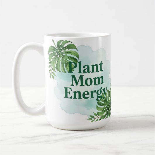 Plant energy mom nature inspired Coffee Mug Koffiemok (Links)
