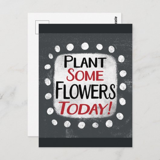 Plant enkele bloemen vandaag Briefkaart (Voorkant / Achterkant)