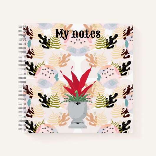 plant festival in the garden notitieboek (Voorkant)