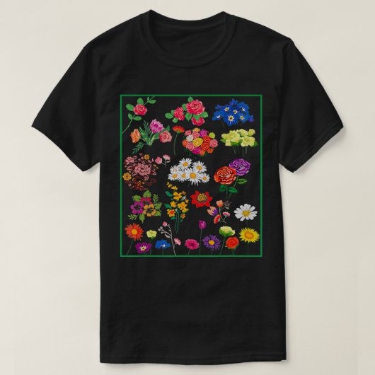 Plant fluitfluitfluitflesafbeelding t-shirt (Design voorkant)