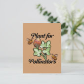 Plant for Pollinators Bee                          Briefkaart (Staand voorkant)