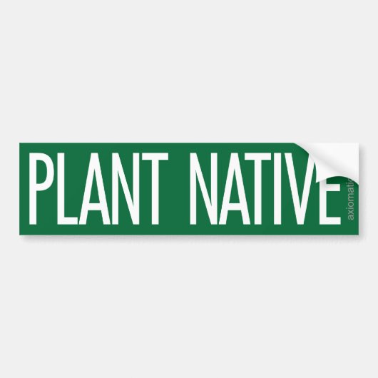 PLANT (G) BUMPERSTICKER (Voorkant)