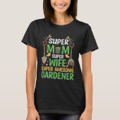 Plant Gardener Succulent Moederdag T-shirt (Voorkant)