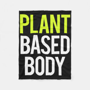 Plant Gebaseerd Lichaam Vegan Gym Bodybuilding Wor Fleece Deken