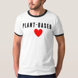 Plant gebaseerd liefde T-shirt