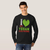 Plant gebaseerd op Vegan Couple I hou van mijn Veg T-shirt (Voorkant volledig)