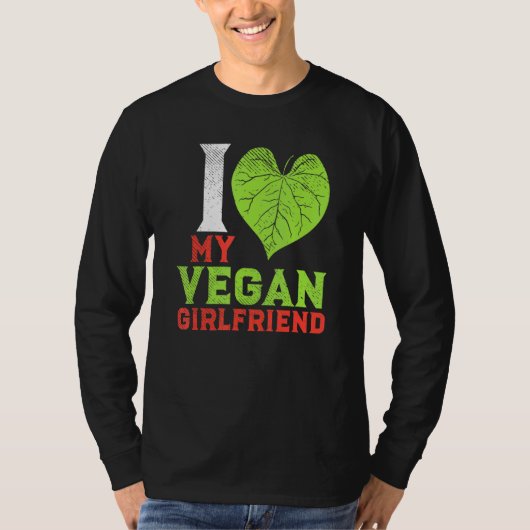 Plant gebaseerd op Vegan Couple I hou van mijn Veg T-shirt (Voorkant)