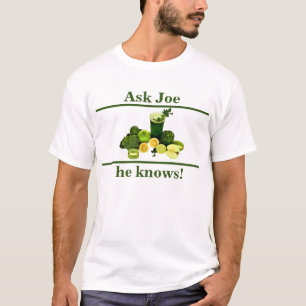 Plant gebaseerd op "Vraag Joe Green Smoothie" T-Sh T-shirt