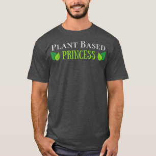 Plant gebaseerde prinses, Vegan, vegetarisch T-shirt