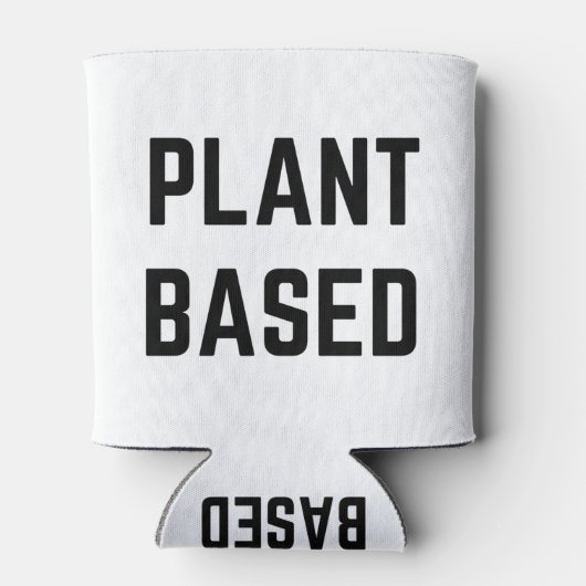 Plant Gebaseerde Vegan Blikjeskoeler (Achterkant)